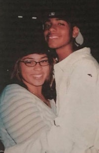 a picture of a man and woman hugging each other