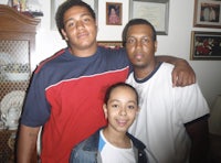 a man and a girl posing for a picture